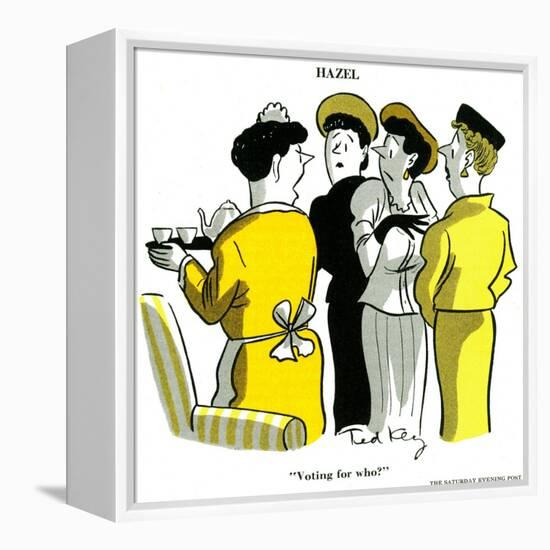 Hazel Cartoon-Ted Key-Framed Premier Image Canvas