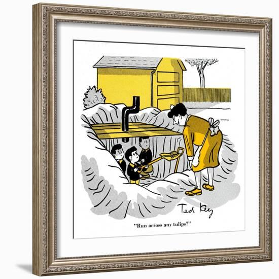 Hazel Cartoon-Ted Key-Framed Giclee Print