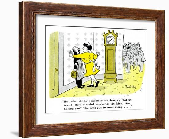 Hazel Cartoon-Ted Key-Framed Giclee Print