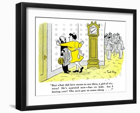 Hazel Cartoon-Ted Key-Framed Giclee Print