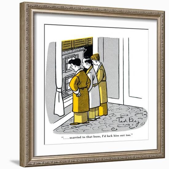 Hazel Cartoon-Ted Key-Framed Giclee Print