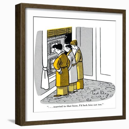 Hazel Cartoon-Ted Key-Framed Giclee Print