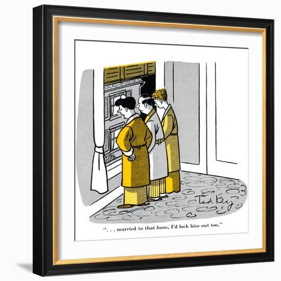 Hazel Cartoon-Ted Key-Framed Giclee Print