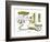 Hazel Cartoon-Ted Key-Framed Giclee Print