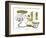 Hazel Cartoon-Ted Key-Framed Giclee Print