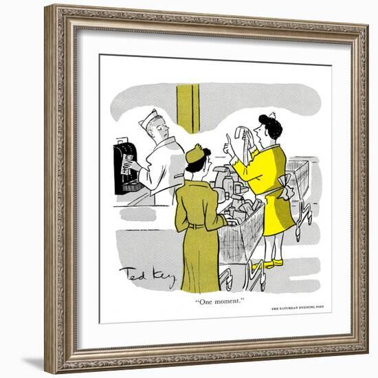 Hazel Cartoon-Ted Key-Framed Giclee Print