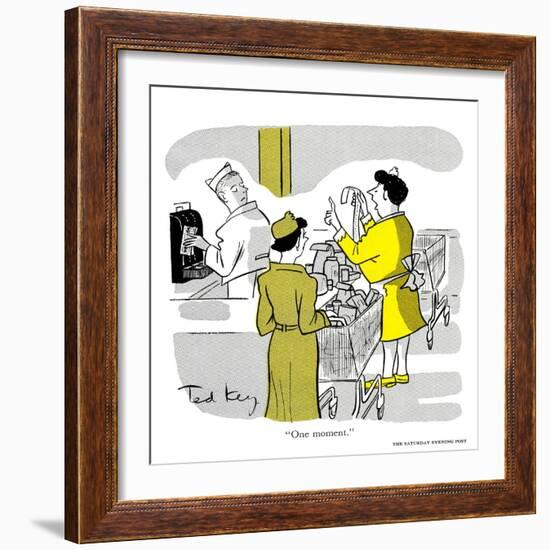 Hazel Cartoon-Ted Key-Framed Giclee Print