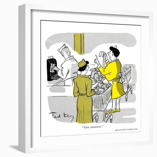 Hazel Cartoon-Ted Key-Framed Giclee Print