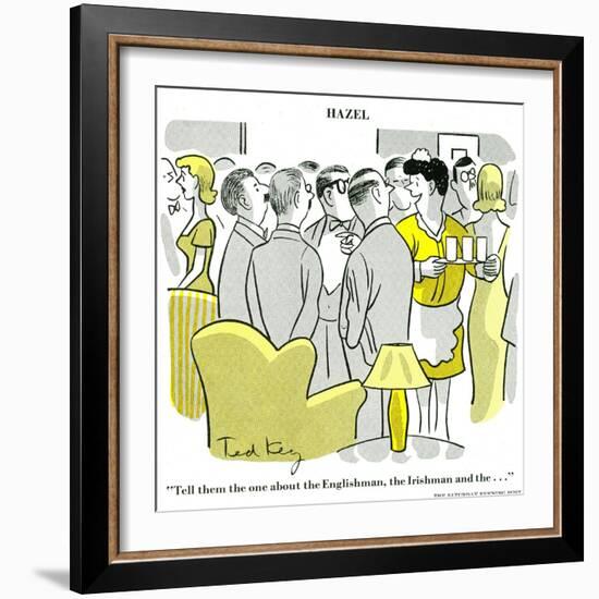 Hazel Cartoon-Ted Key-Framed Giclee Print