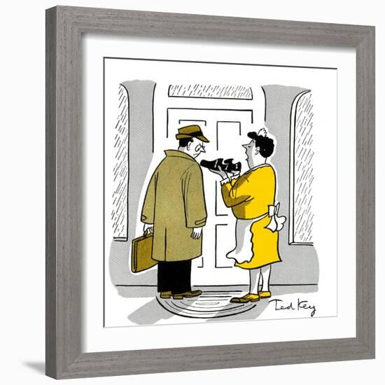 Hazel Cartoon-Ted Key-Framed Giclee Print