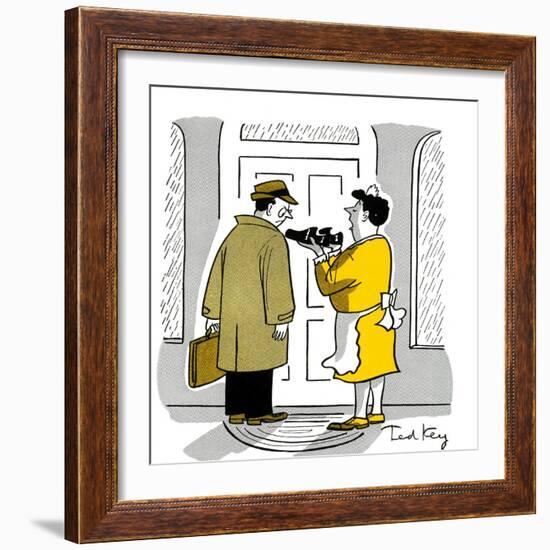 Hazel Cartoon-Ted Key-Framed Giclee Print