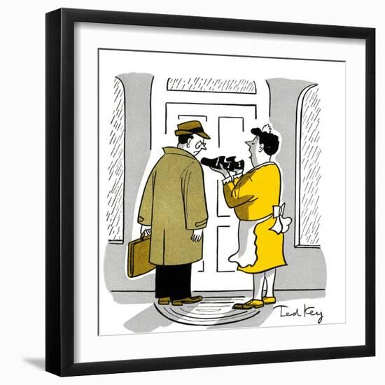 Hazel Cartoon-Ted Key-Framed Giclee Print