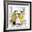 Hazel Cartoon-Ted Key-Framed Giclee Print