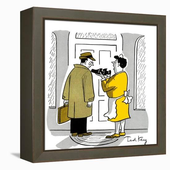 Hazel Cartoon-Ted Key-Framed Premier Image Canvas