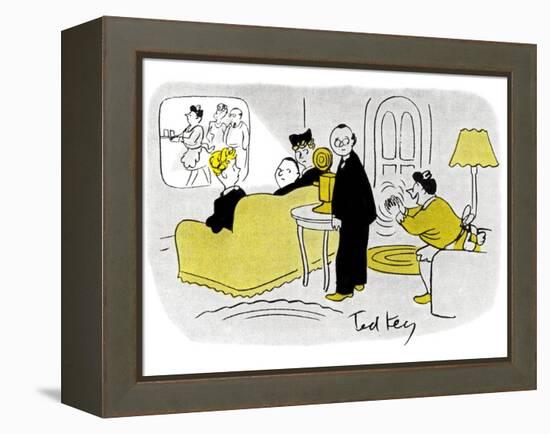 Hazel Cartoon-Ted Key-Framed Premier Image Canvas