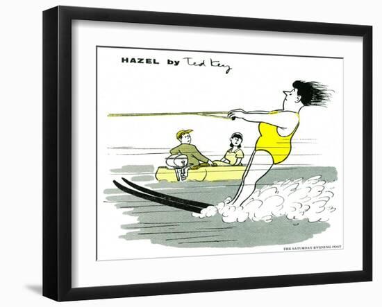 Hazel Cartoon-Ted Key-Framed Giclee Print