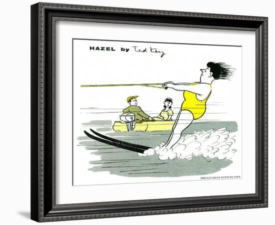 Hazel Cartoon-Ted Key-Framed Giclee Print