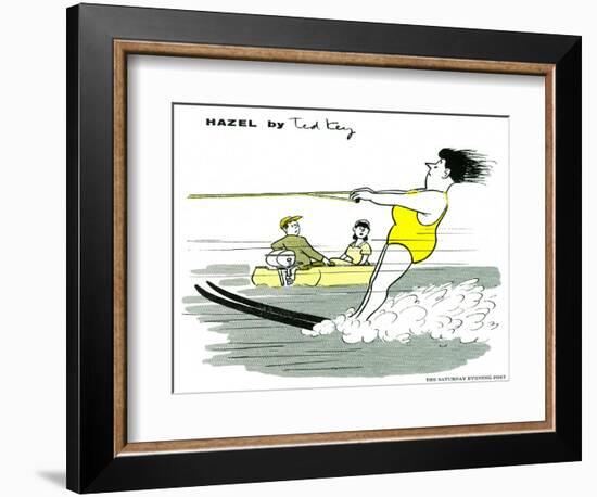 Hazel Cartoon-Ted Key-Framed Giclee Print