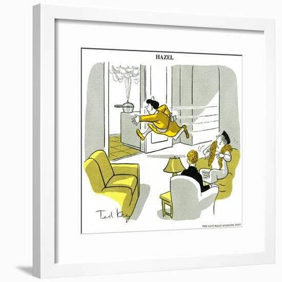 Hazel Cartoon-Ted Key-Framed Giclee Print