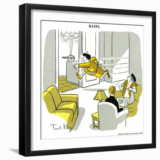 Hazel Cartoon-Ted Key-Framed Giclee Print