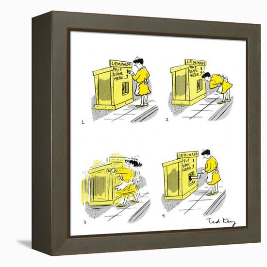 Hazel Cartoon-Ted Key-Framed Premier Image Canvas