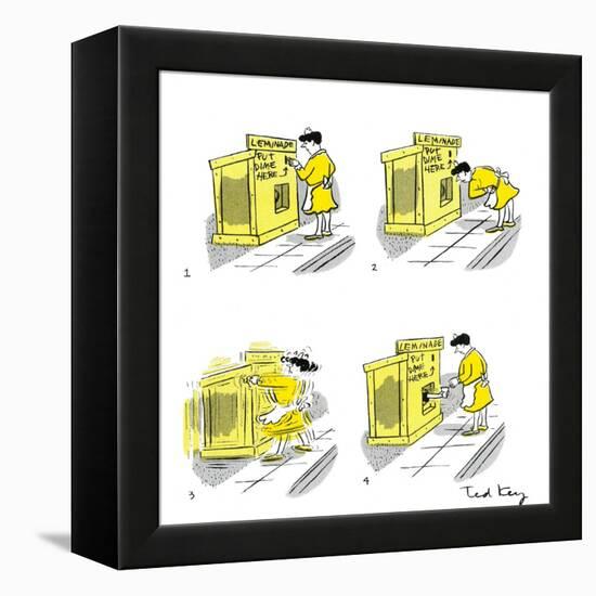 Hazel Cartoon-Ted Key-Framed Premier Image Canvas