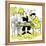 Hazel Cartoon-Ted Key-Framed Premier Image Canvas