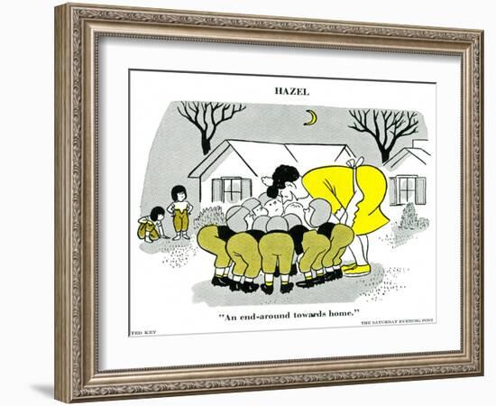 Hazel Cartoon-Ted Key-Framed Giclee Print