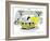 Hazel Cartoon-Ted Key-Framed Giclee Print