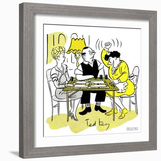 Hazel Cartoon-Ted Key-Framed Giclee Print