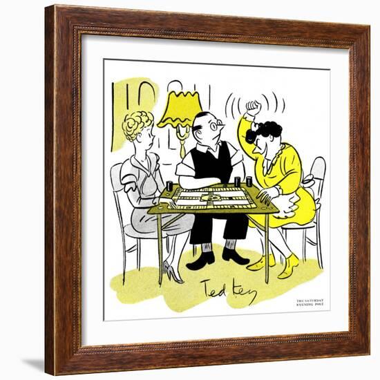 Hazel Cartoon-Ted Key-Framed Giclee Print