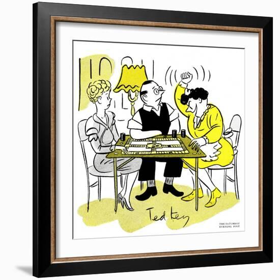 Hazel Cartoon-Ted Key-Framed Giclee Print