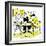 Hazel Cartoon-Ted Key-Framed Giclee Print