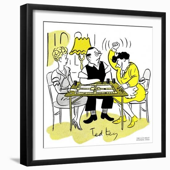 Hazel Cartoon-Ted Key-Framed Giclee Print