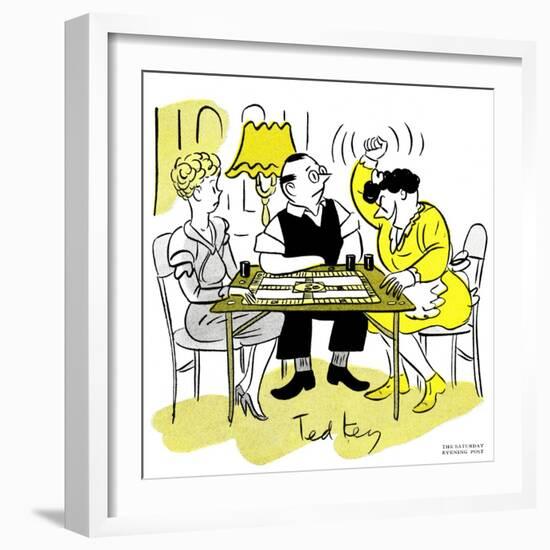 Hazel Cartoon-Ted Key-Framed Giclee Print