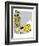 Hazel Cartoon-Ted Key-Framed Giclee Print