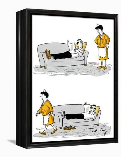 Hazel Cartoon-Ted Key-Framed Premier Image Canvas