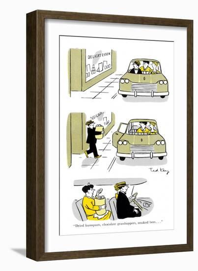 Hazel Cartoon-Ted Key-Framed Giclee Print