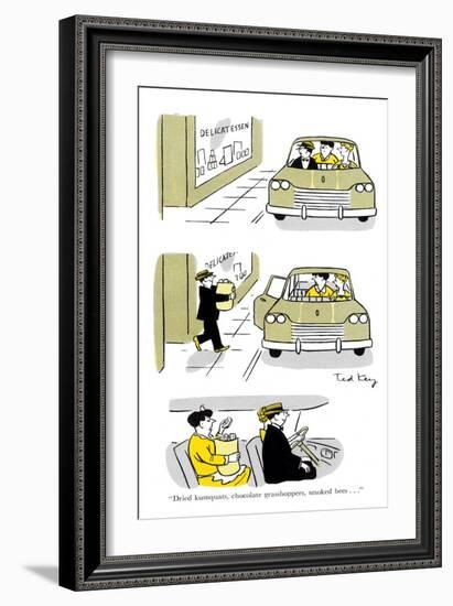 Hazel Cartoon-Ted Key-Framed Giclee Print