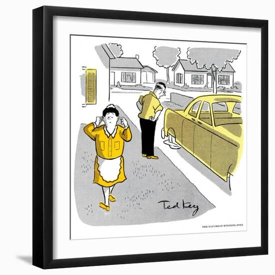 Hazel Cartoon-Ted Key-Framed Giclee Print