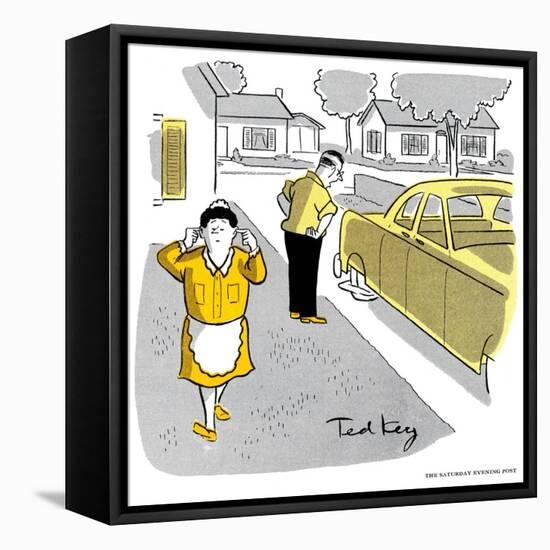 Hazel Cartoon-Ted Key-Framed Premier Image Canvas