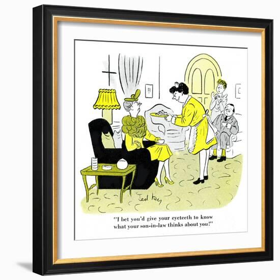 Hazel Cartoon-Ted Key-Framed Giclee Print