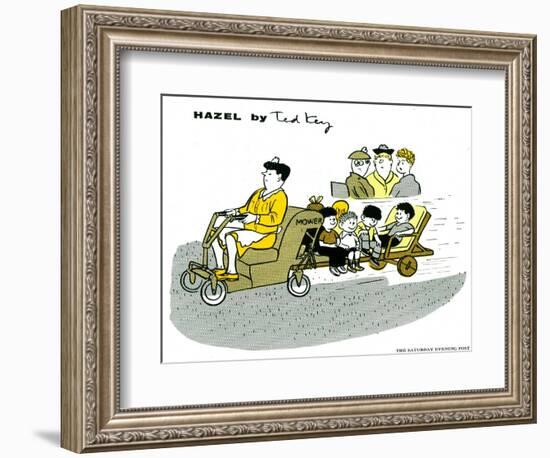 Hazel Cartoon-Ted Key-Framed Giclee Print