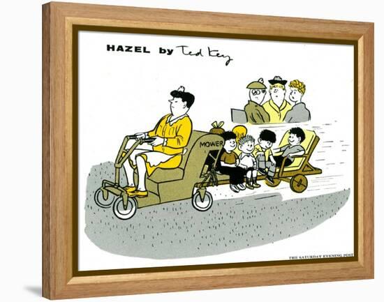 Hazel Cartoon-Ted Key-Framed Premier Image Canvas