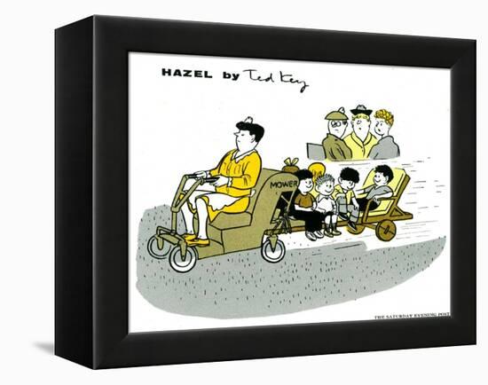 Hazel Cartoon-Ted Key-Framed Premier Image Canvas