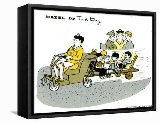 Hazel Cartoon-Ted Key-Framed Premier Image Canvas