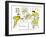 Hazel Cartoon-Ted Key-Framed Giclee Print