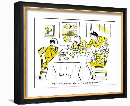 Hazel Cartoon-Ted Key-Framed Giclee Print