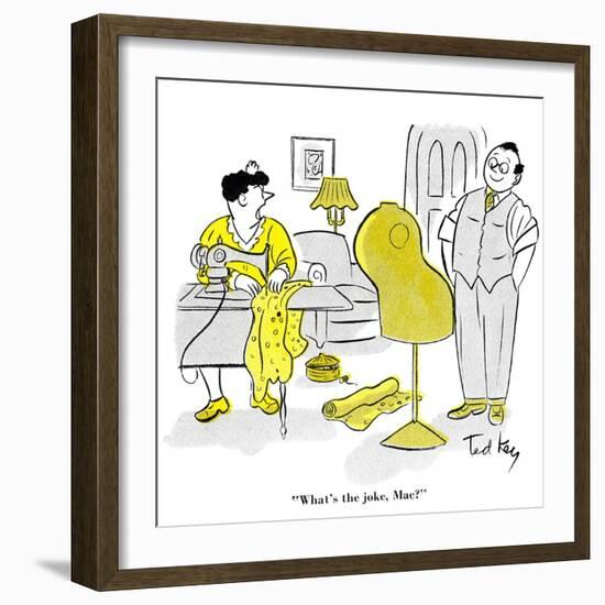 Hazel Cartoon-Ted Key-Framed Giclee Print