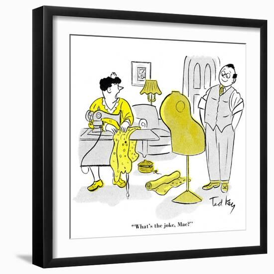 Hazel Cartoon-Ted Key-Framed Giclee Print